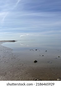 Mirror Ocean On The West Coast Of Denmark