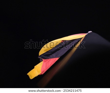 Similar – German flags on the roof of a soccer fan’s car