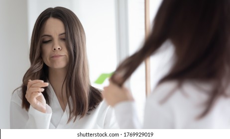 Sad girl cutting hair Images, Stock Photos & Vectors | Shutterstock