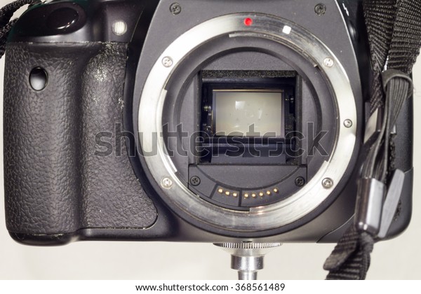 Mirror Shutter Mechanism Dslr Camera Stock Photo 368561489 | Shutterstock