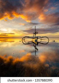 Mirror the sky from Sanur Bali - Shutterstock ID 1357880390