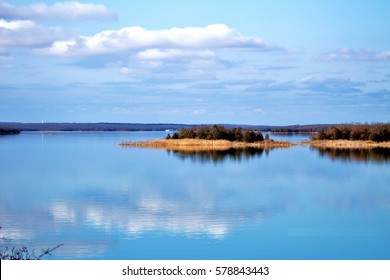 Mirrored Lake Murray, Oklahoma