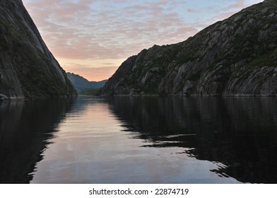 Mirrored Trollfjord