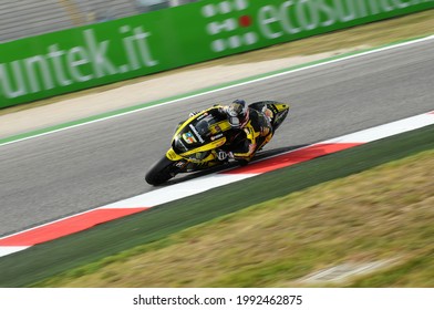 MISANO - ITALY, 2 September 2011: American Yamaha Tech3 rider Colin Edwards in action at 2011 San Marino GP. Italy