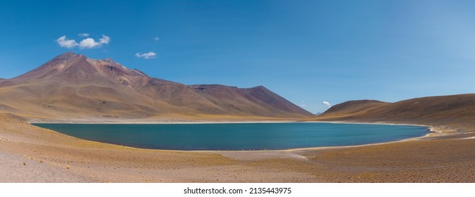 Miscanti And Miñiques Galcial Lagoons, Atacama Desert, Chile