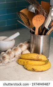 Miscellaneous Food And Product Photography Set With Tungsten Feel And Modern Rustic Feel. 