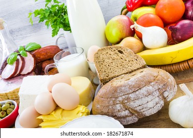 Miscellaneous Food Products Including Dairy Products, Bread And Meat