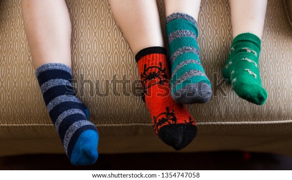Mismatched Socks World Down Syndrome Day Stock Photo 1354747058 ...