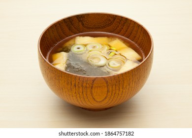 Miso Soup With Aburaage And Wakame