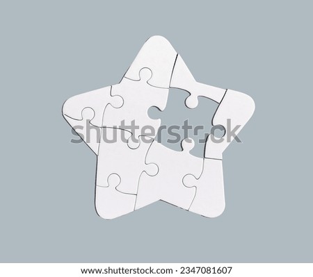 Missing piece puzzle, lacking part in whole concept.