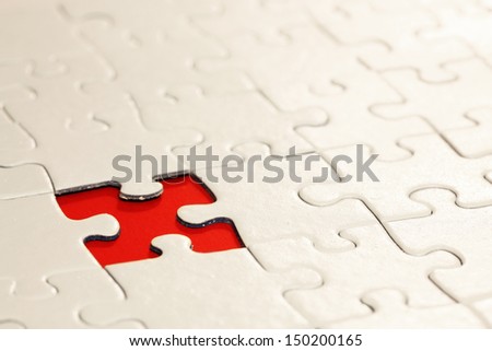 Missing puzzle piece