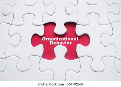 Missing Puzzle With Word: Organizational Behavior