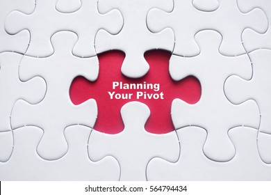Missing puzzle with word: Planning Your Pivot