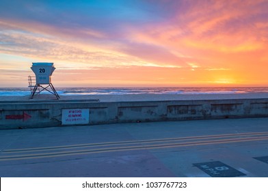 Mission Beach Sunset San Diego California