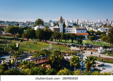 Mission Delores Park, In San Francisco, California.