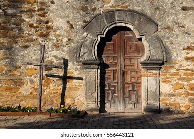 Mission Espada Doorway, San Antonio Missions National Historical Park, Texas