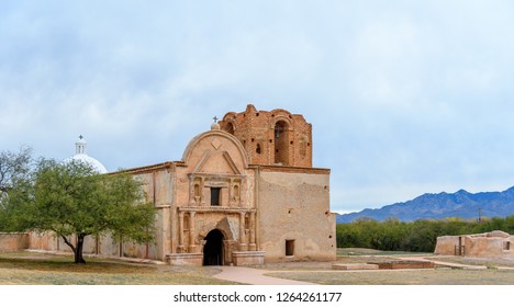 Mission San José De Tumacácori An Example Of Mission Revival Style Architecture With Spanish Colonial Revival Details