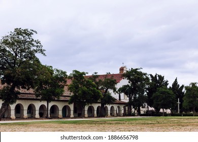 The Mission San Juan Bautista Of The Royal Road In California Founded By The Friar Junipero Serra