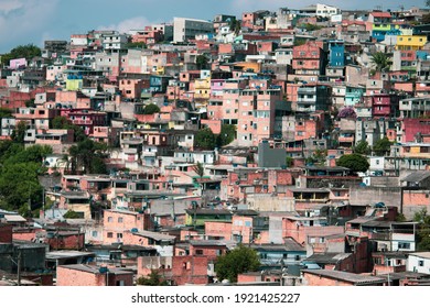 missionary village is located in são paulo, brazil and is a peripheral community. - Shutterstock ID 1921425227