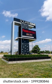 
Mississauga, On, Canada - June 27, 2021: Square One Sign In  Mississauga, On, Canada. Square One Shopping Centre Is A Shopping Mall In  Mississauga.
