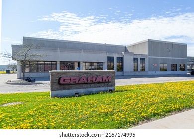 Mississauga, ON, Canada - May 14, 2022: The Graham Construction Office In Mississauga, ON, Canada. Graham Construction And Engineering Inc Is A Canadian Construction Company. 