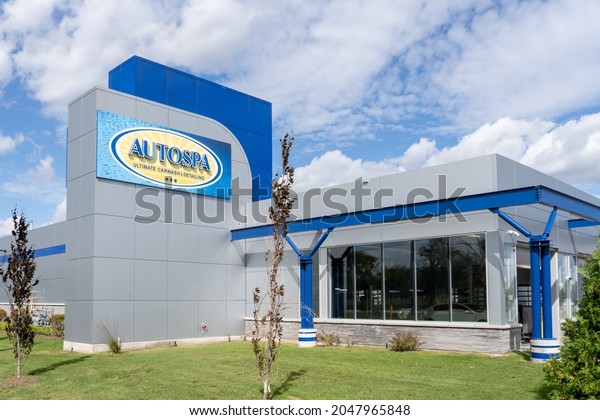 Mississauga, ON, Canada - September 26, 2021:\
Auto Spa facility in Mississauga, ON, Canada. Auto Spa is Canada’s\
leading automotive care\
facility.