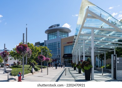 Mississauga, Ontario, Canada - July 25 2021 : Square One Shopping Centre.