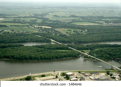 Mississippi River Aerial View