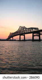 Mississippi River Bridge In Baton Rouge