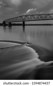 Mississippi River & Chain Of Rocks Bridge