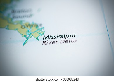 Mississippi River Delta. Louisiana. USA