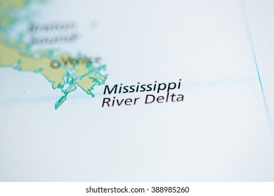 Mississippi River Delta. Louisiana. USA