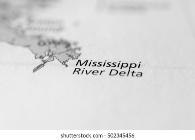 Mississippi River Delta, Louisiana, USA.