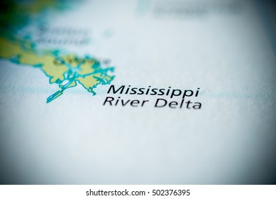 Mississippi River Delta, Louisiana, USA.