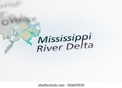 Mississippi River Delta. Louisiana. USA