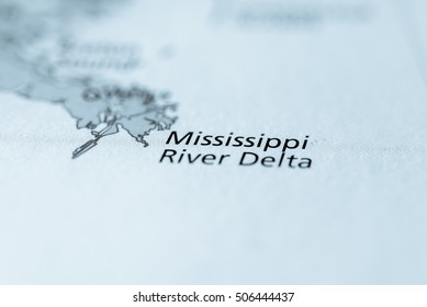 Mississippi River Delta, Louisiana, USA.