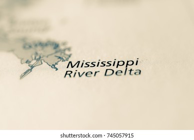 Mississippi River Delta, Louisiana, USA.