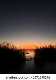 Mississippi River Delta Sunset Marsh