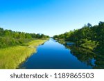 Mississippi River flows north toward Bemidji Minnesota near hiway 2. This scene is a few miles from the source at Lake Itasca