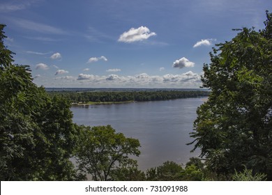 The Mississippi River At Hannibal, Missouri.