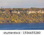 Mississippi River Scenic Autumn Landscape