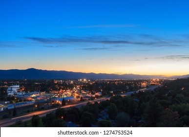 Missoula Montana Dusk