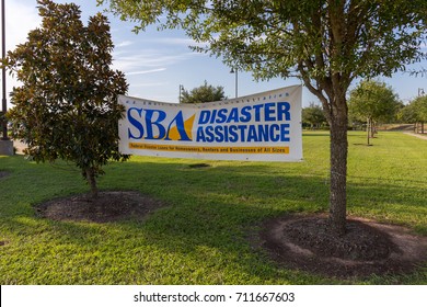 Missouri City, TX - September 9, 2017: Hurricane Harvey Disaster Recovery Centers Staffed With Recovery Specialists From FEMA, US Small Business Administration, State And Other Agencies Open In Texas