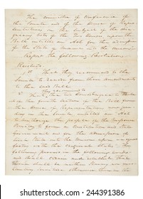 The Missouri Compromise Of 1820. This Legislation Admitted Missouri As A Slave State And Maine As A Non-slave State So As Not To Upset Balance Between Slave And Free States In The Nation. Page 1 Of 2.