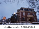 Missouri GovernorÃ?Â?Ã?Â´s Mansion and Missouri State Capitol Building at sunrise. Jefferson City, Missouri, USA.