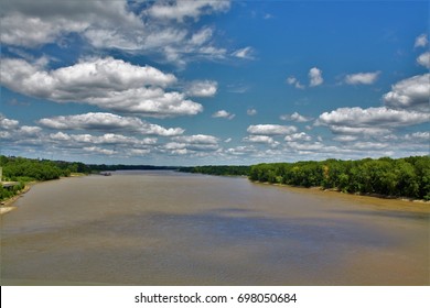 Missouri River In St. Charles, Missouri