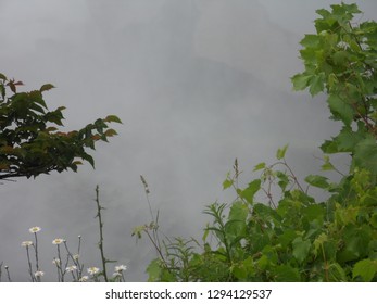 Mist Can Be So Thick Near The Falls That It Is Impossible To See Beyond.