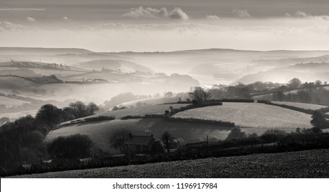 Mist Over Fowey Estuary, Cornwall