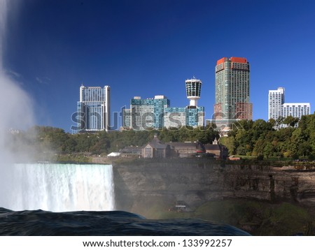 Similar – Image, Stock Photo Niagara Falls Building