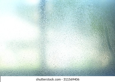 Misted Window Background